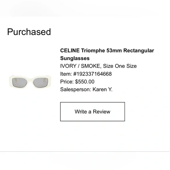 Celine Sunglasses - Picture 10 of 10